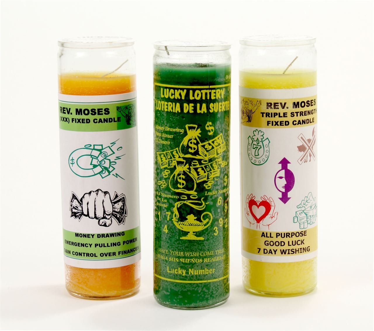 REV. MOSES TRIPLE STRENGTH FIXED CANDLES
