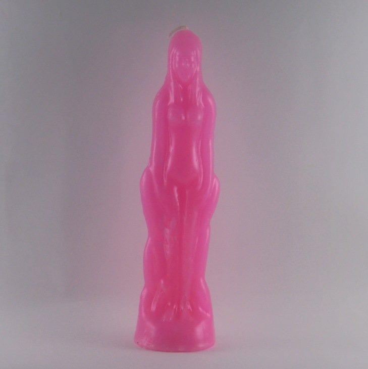Pink Woman Candle