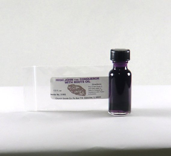 High John the Conqueror Oil with Roots
