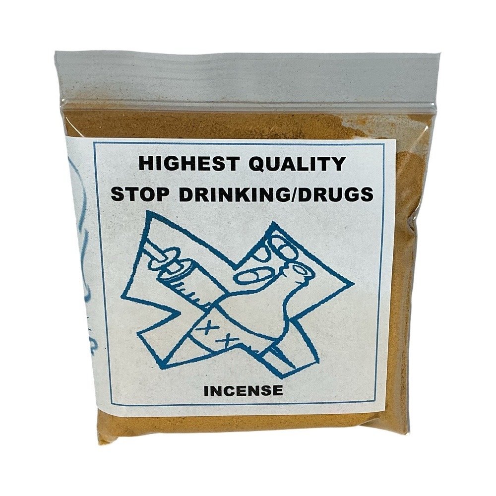 Stop Drinking/Drugs HQ Incense