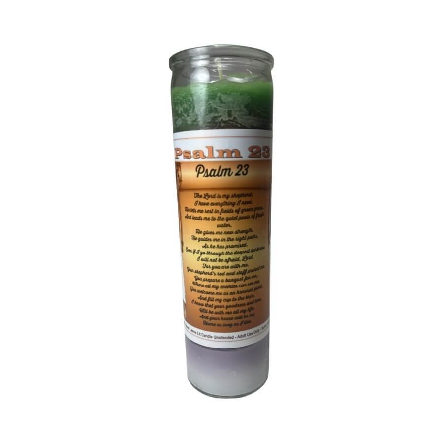 10 Commandments/23rd Psalm 7 Day Blessed Candle