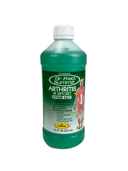Dr. Fred Summit's Wintergreen Arthritis Rubbing Alcohol