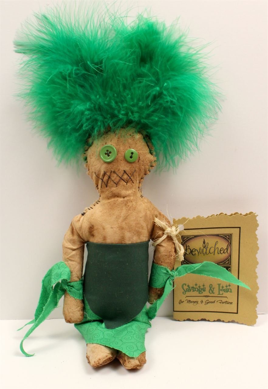 Bewitched Voodoo Doll from New Orleans: Money/Savings/Loan