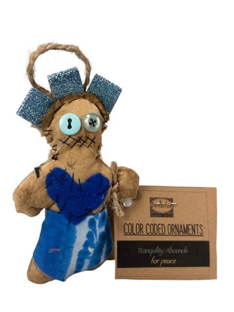 Tranquilty Abounds for Peace Holiday Wishing "Cookie" Ornament