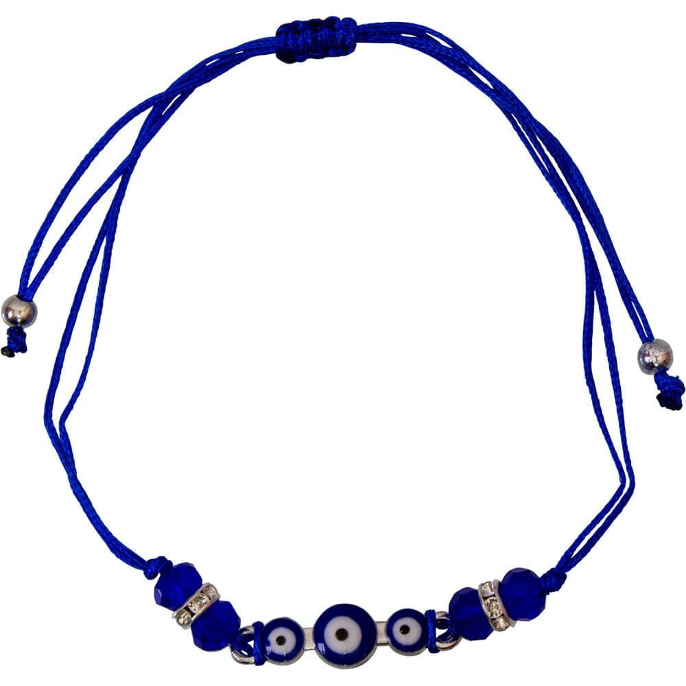 Stop Evil/Protection XXX (Eye) Bracelet w/ Gems