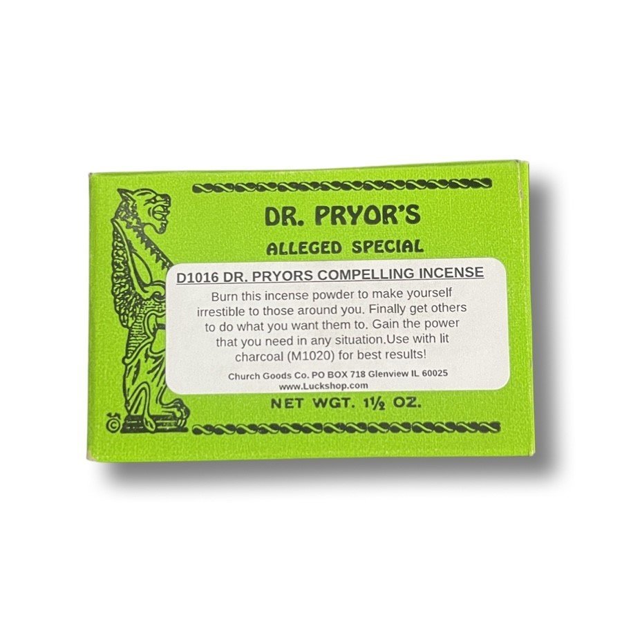Dr. Pryor's. Alleged Special Compelling Incense