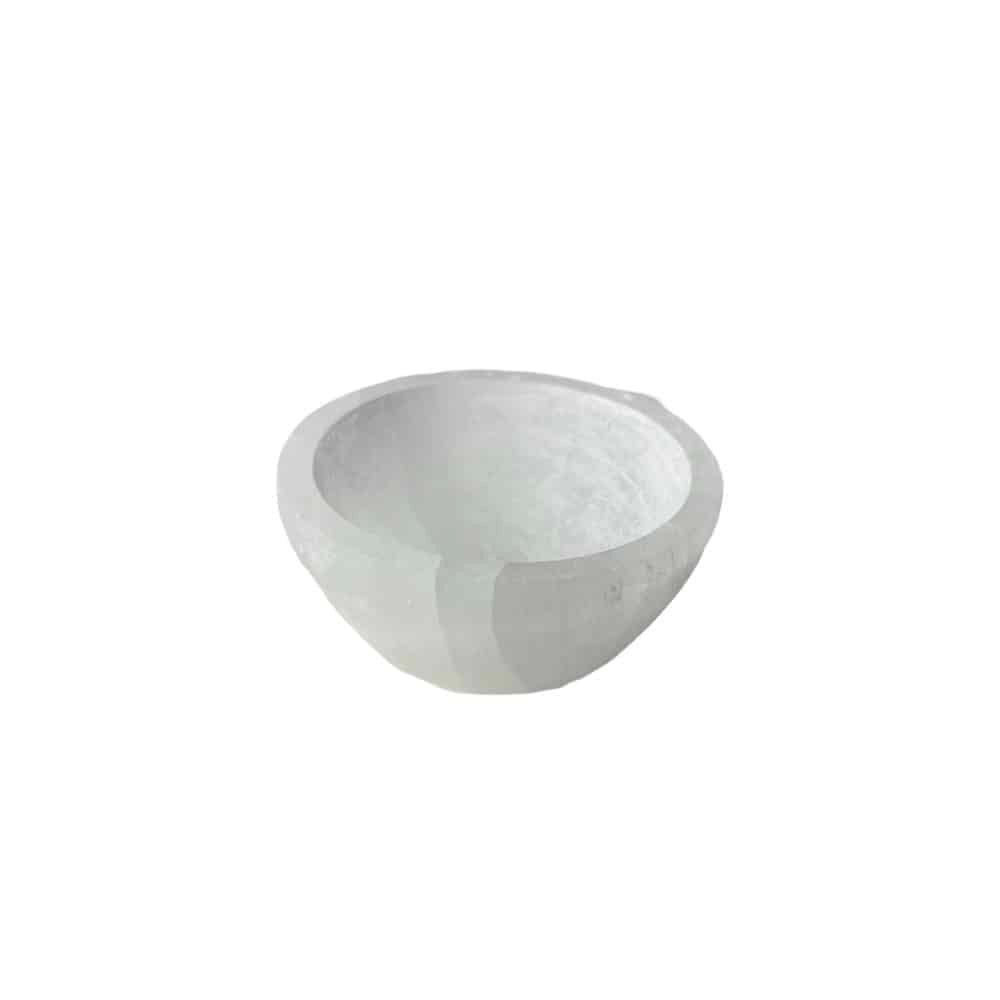 White Selenite Charging Bowl