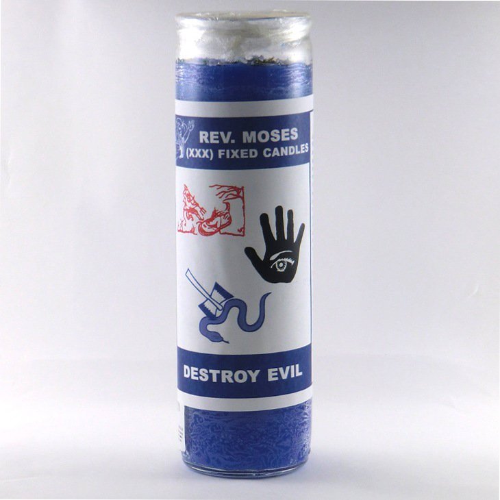 Destroy Evil/Protection/Uncrossing Triple Strength Fixed 7 Day Blessed Candle Burning Service