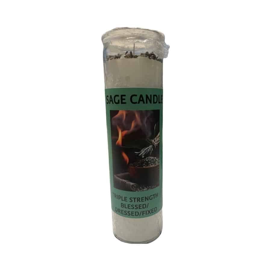 Sage Fixed 7 Day Blessed Candle Burning Service