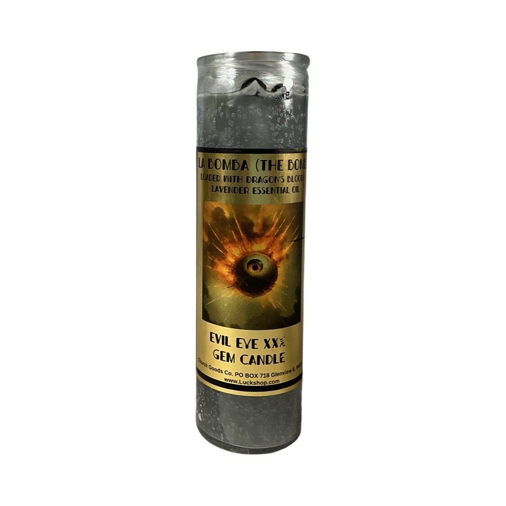 7 Day La Bomba (The Bomb) Evil Eye XXX "Gemstone" Candle (Dragon's Blood)