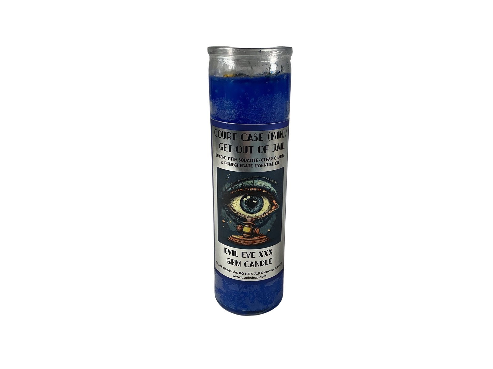 Court Case (Win) / Get out of Jail Evil Eye XXX "Gemstone" Candle