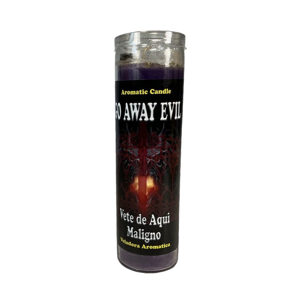 Go Away Evil Candle (Dressed & Scented)