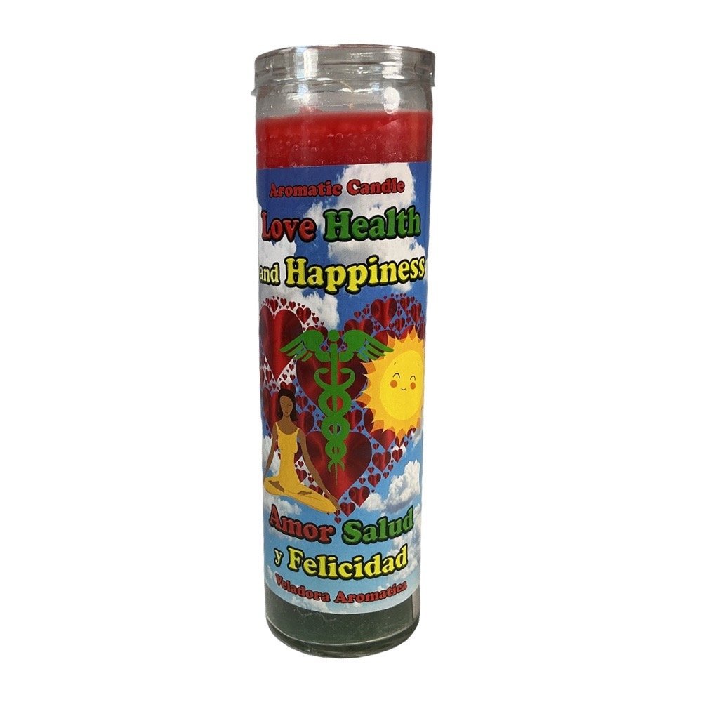 Love, Health & Happiness  Candle (Dressed & Scented)