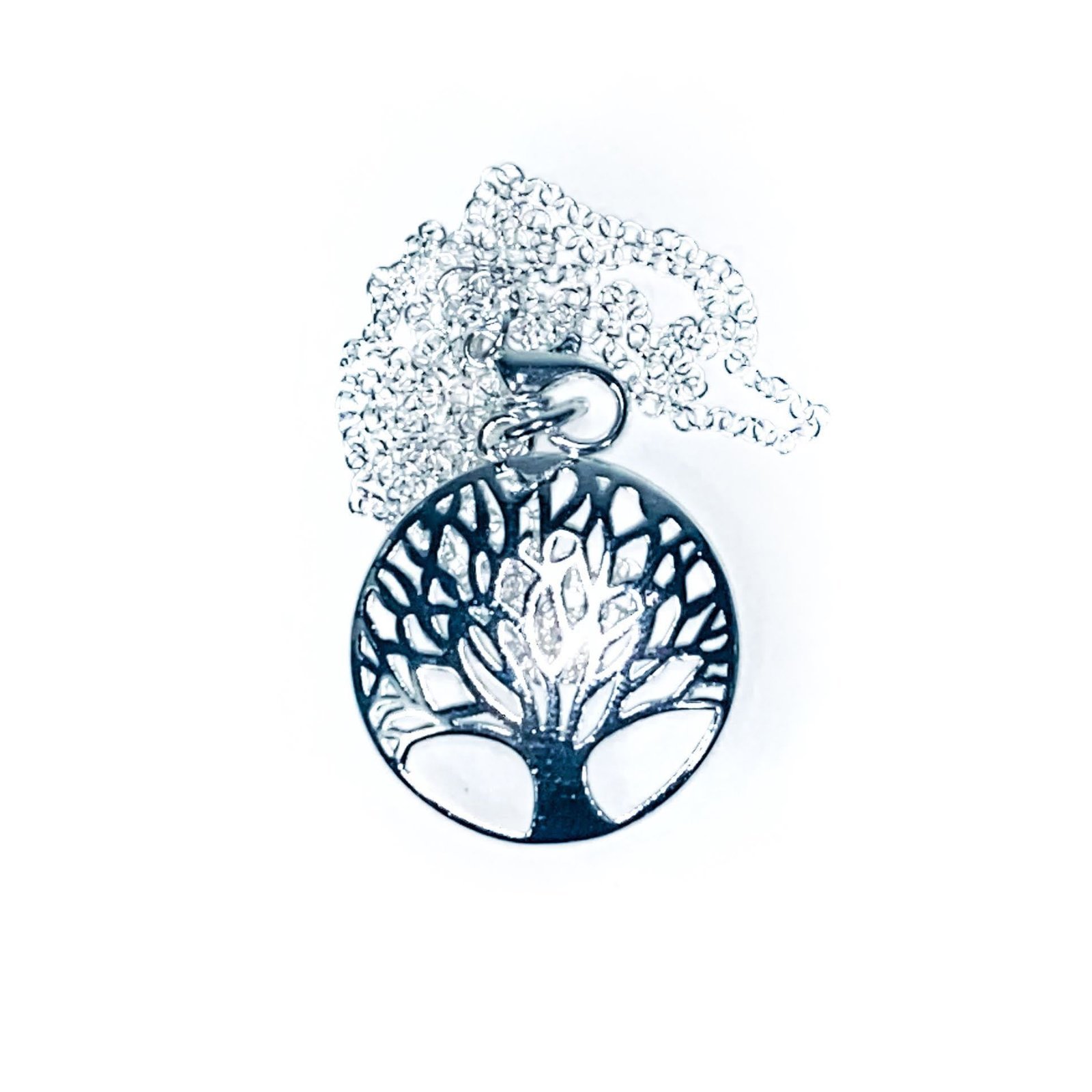 Silver Money Tree Necklace