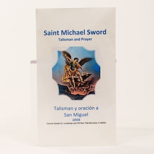 St. Michael's Sword XXX Talisman Necklace in Envelope