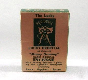 Lucky Red Devil Money Drawing Powdered Incense