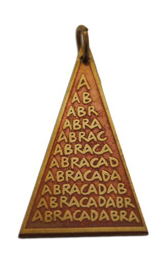 Abraca Triangle Charm for Unexpected Good Fortune - Magical Amulets &amp; Talismans