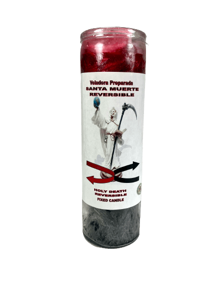 Santa Muerte Reverse Scented &amp; Fixed Candle