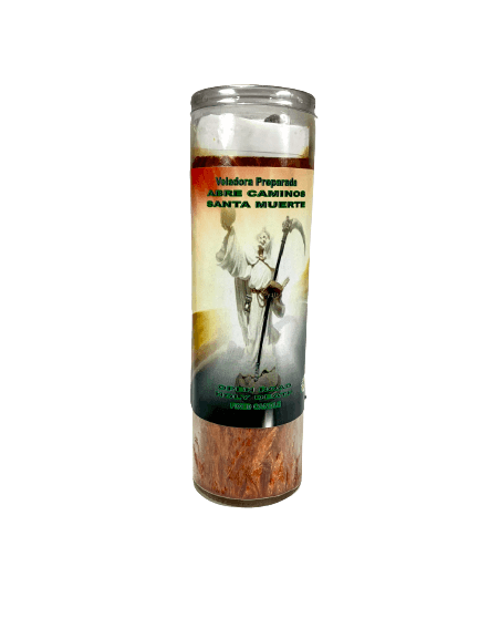 Santa Muerte Road Opener Scented &amp; Fixed Candle