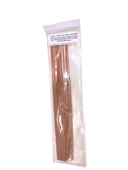 Law Stay Away Incense Sticks