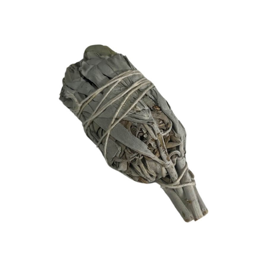 White Sage Torch Smudge Stick 4"