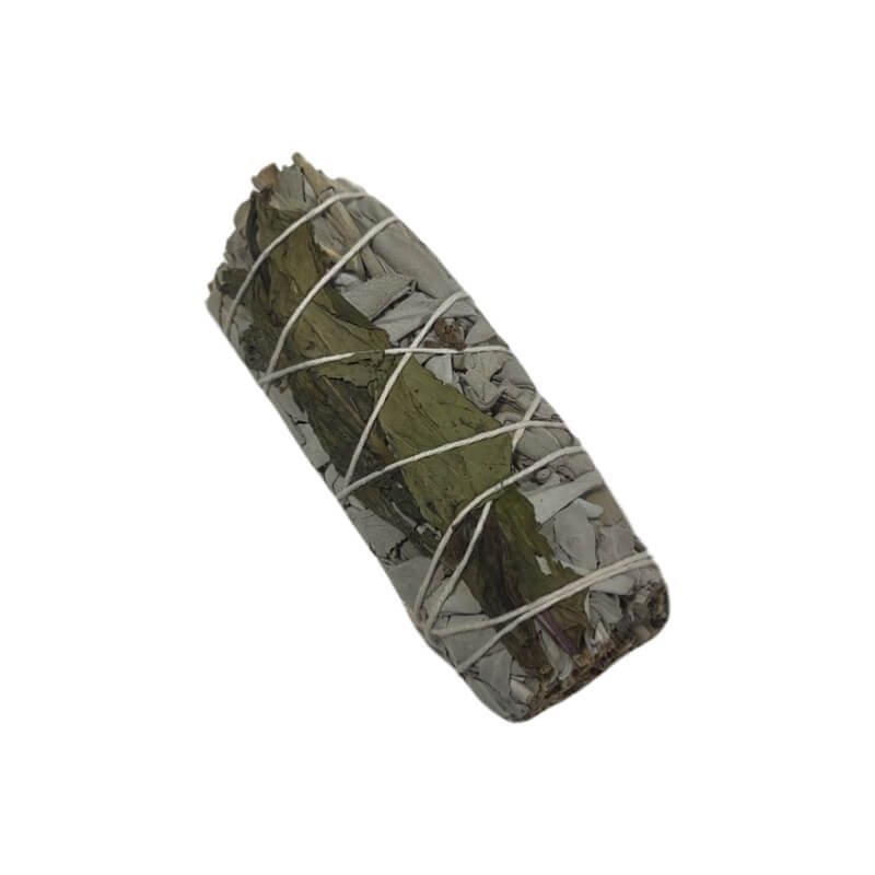 White Sage & Spearmint Smudge Stick 4"
