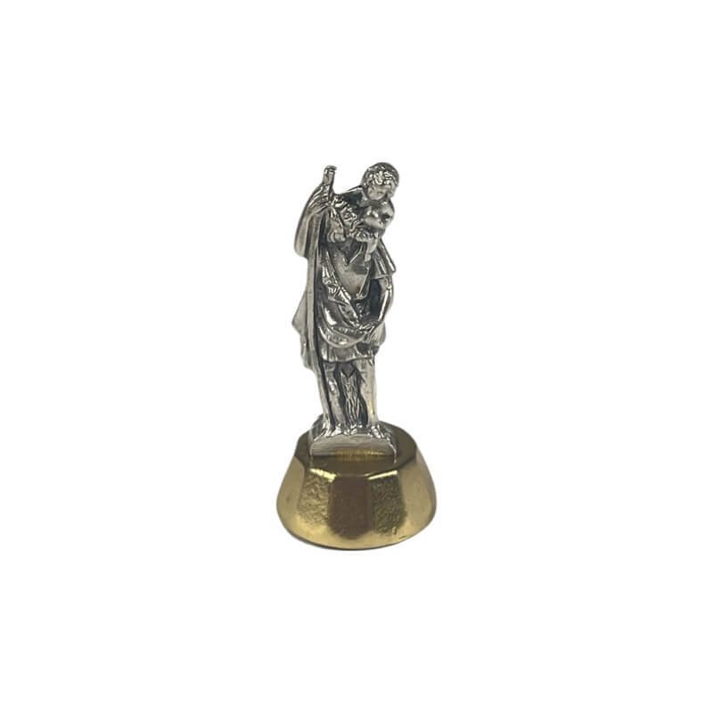 St. Christopher Car Statue (Magnetic/Adhesive) 2"
