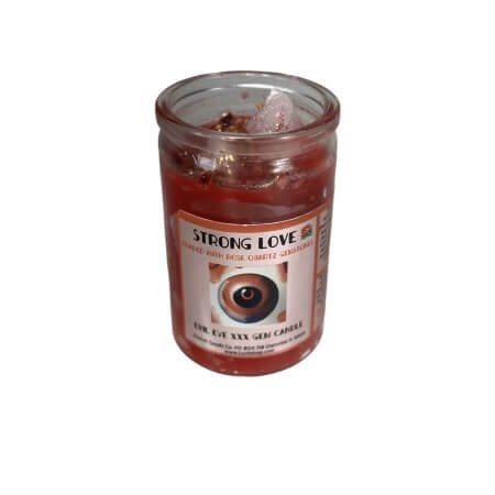 Strong Love Evil Eye XXX "Gemstone" Candle (50 Hr)