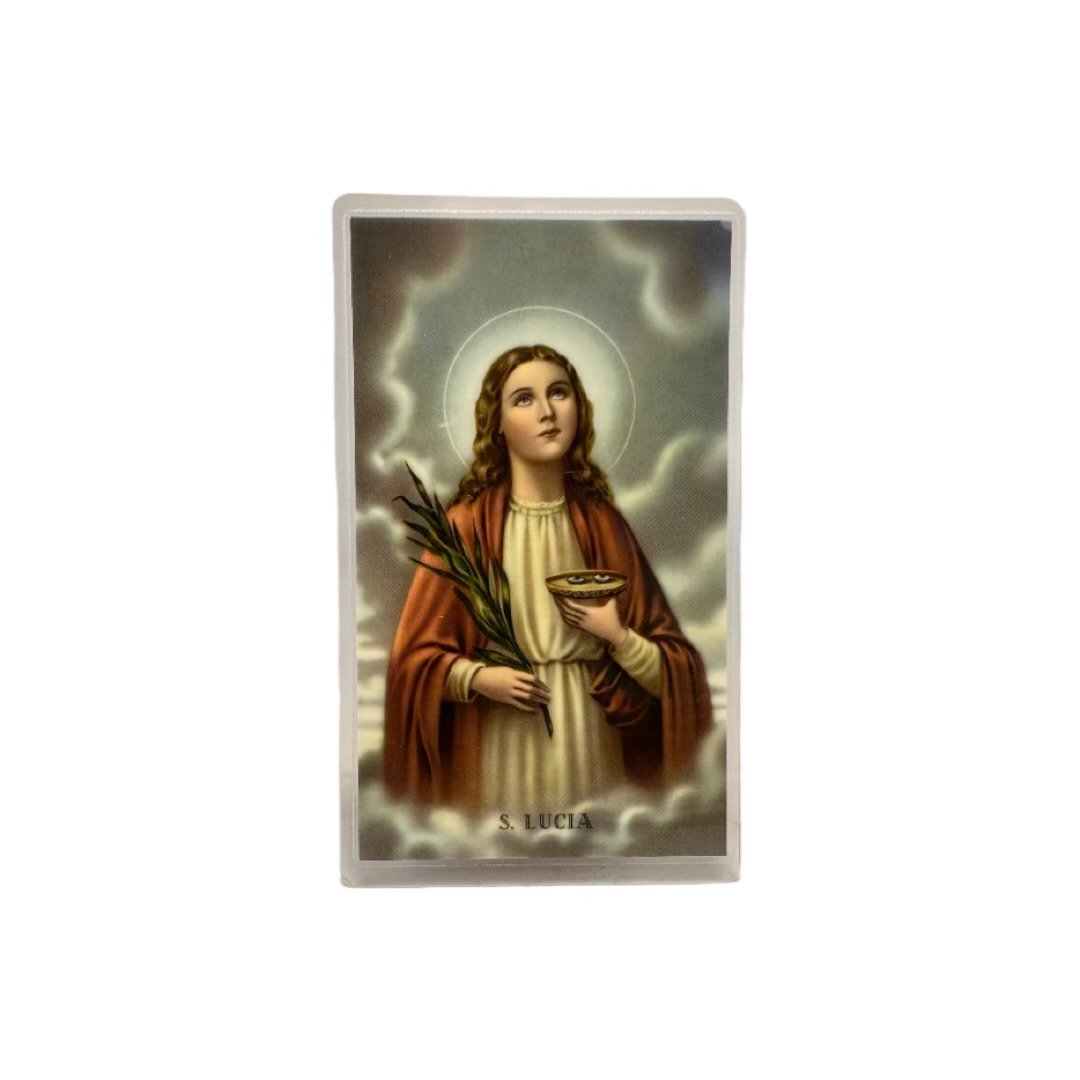 St. Lucy Prayer Card
