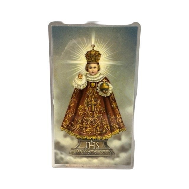Infant of Prague Prayer Card
