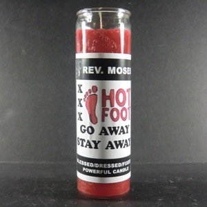 Hot Foot Go Away/Stay Away 7 Day Blessed Candle Burning Service