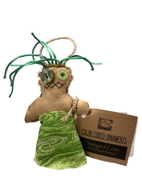 Loans &amp; Savings for Money Holiday Wishing "Cookie" Ornament