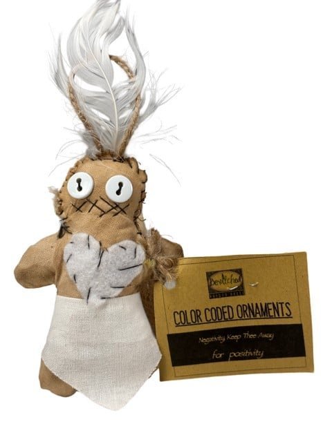 Negativity Keep Thee Away for Positivity Holiday Wishing "Cookie" Ornament
