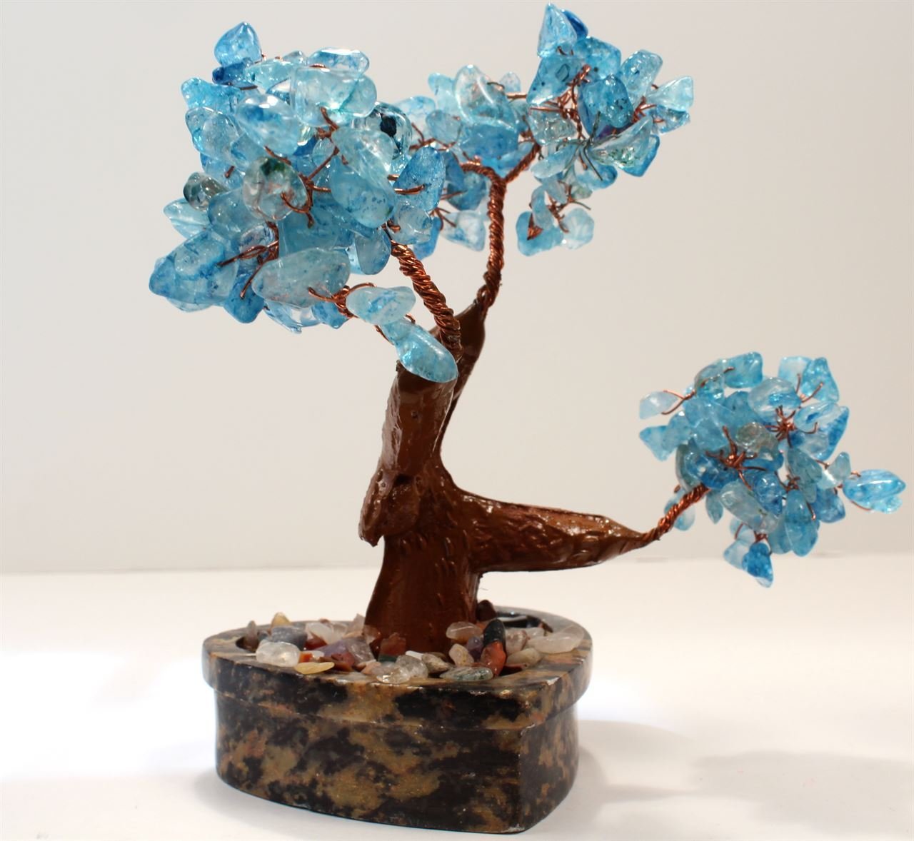Stop Evil &amp; Protection Gemstone Prosperity Tree