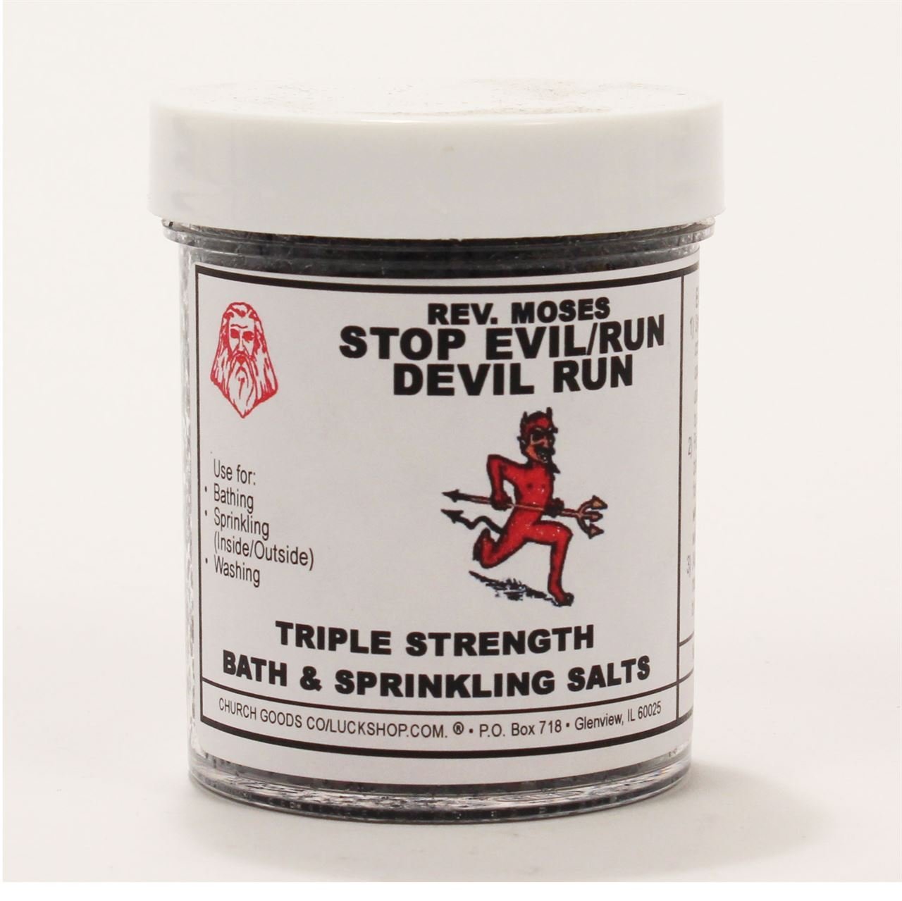 Stop Evil / Run Devil Run Triple Strength Bath and Sprinkling Salt