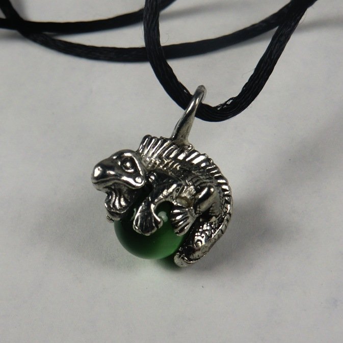 Alligator Eye Necklace
