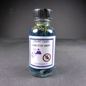 Court Case/Law Stay Away Herbal Power Oil