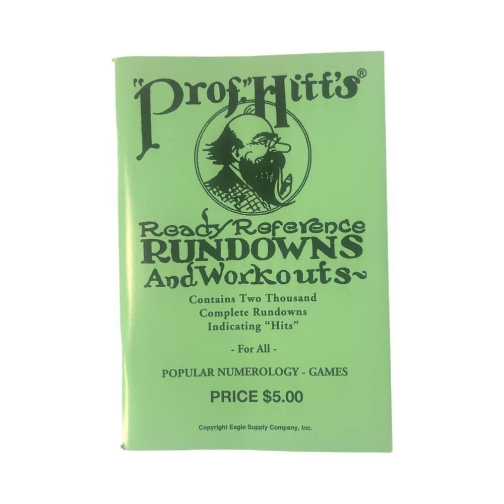 Prof. Hitts Rundowns and Workouts
