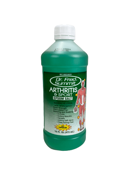 Dr. Fred Summit's Wintergreen Arthritis Rubbing Alcohol